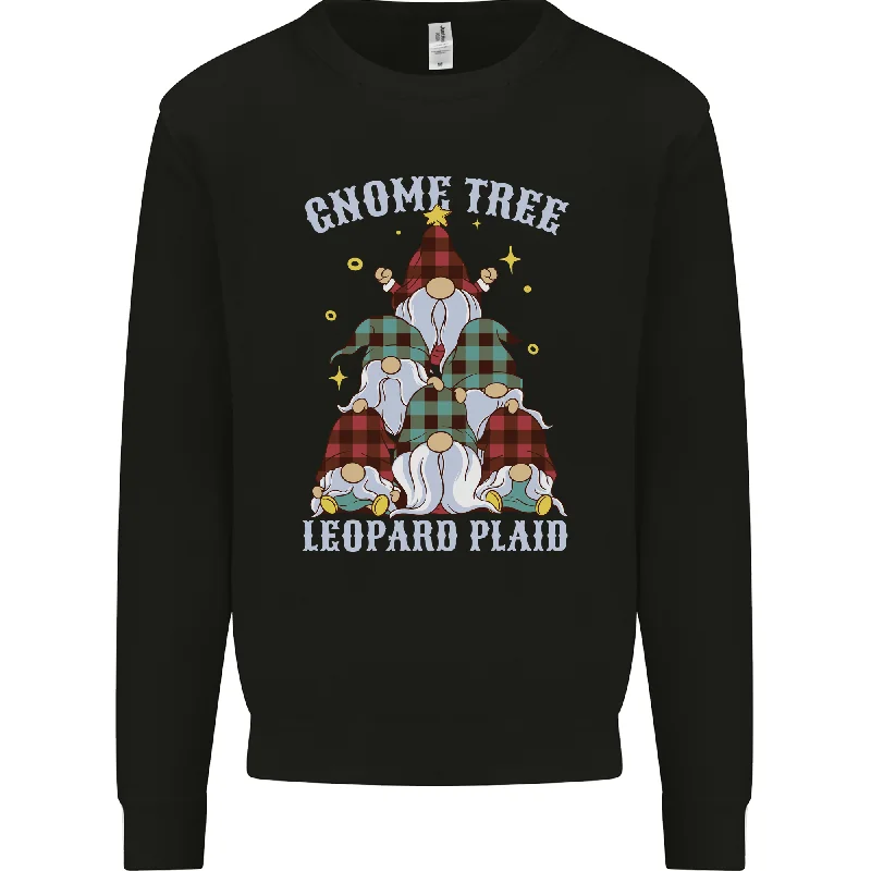 Christmas Gnome Tree Funny Xmas Plaid Tartan Mens Sweatshirt Jumper Hoodie with Slim Fit Tailored Modern Christmas Gnome Tree Funny Xmas Plaid Tartan Mens Sweatshirt Jumper Hoodie with Slim Fit Tailored Modern