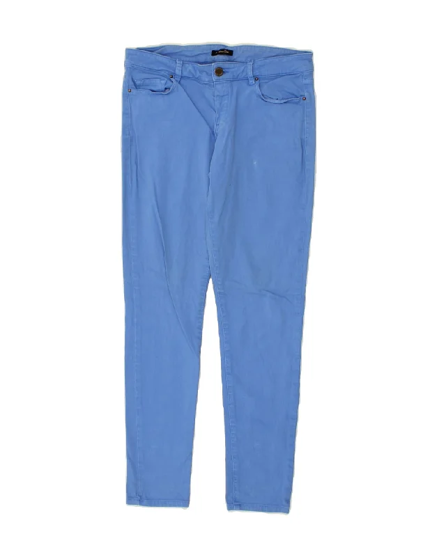 MASSIMO DUTTI Womens Skinny Casual Trousers EU 38 Small W28 L28 Blue Skinny Trousers Denim Stretchy MASSIMO DUTTI Womens Skinny Casual Trousers EU 38 Small W28 L28 Blue Skinny Trousers Denim Stretchy