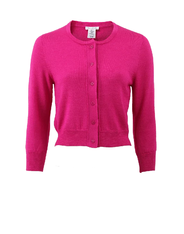 Cropped Cardigan Anti-Pilling Anti-Shrink Durable