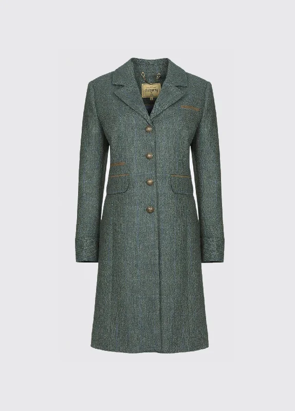 Blackthorn Tweed Jacket - Mist Ribbed Jacket Pleated Jacket Ruffled Jacket