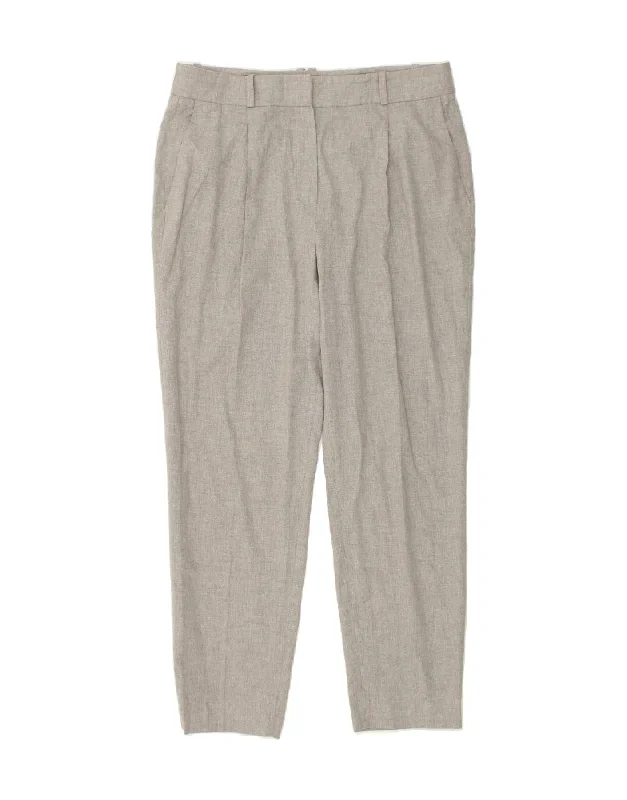 MASSIMO DUTTI Womens Slim Suit Trousers EU 44 XL W34 L27 Grey Trousers Pleated Formal MASSIMO DUTTI Womens Slim Suit Trousers EU 44 XL W34 L27 Grey Trousers Pleated Formal