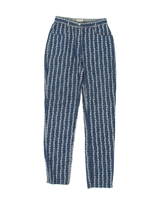 BENETTON Womens High Waist Casual Trousers IT 42 Medium W28 L30 Blue Trousers Gym Athletic BENETTON Womens High Waist Casual Trousers IT 42 Medium W28 L30 Blue Trousers Gym Athletic