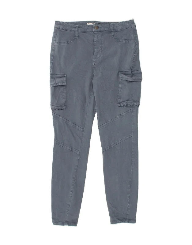 MOSSIMO Womens Jegging Cargo Trousers W30 L27 Blue Cotton Trousers Top Rated