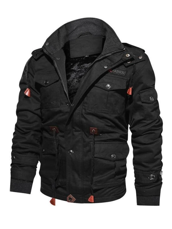 Loose Stand Collar Hooded Men Winter Jacket Fleece Jacket Down Jacket Feather Jacket Loose Stand Collar Hooded Men Winter Jacket Fleece Jacket Down Jacket Feather Jacket