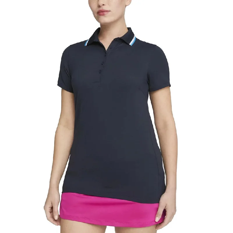 Puma Women's Cloudspun Tipped Golf Polo Shirt - Navy Blazer/ Regal Blue Women's Classic Blazer