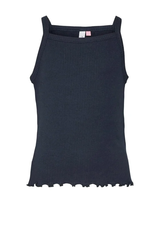 Vero Moda Girl Lavender Rib Vest Top, Navy Blazer Women's Elegant Suit
