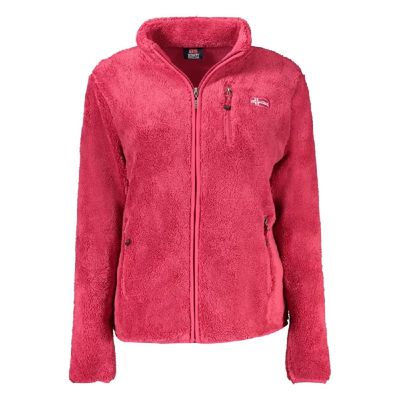 Pink Polyester Jackets & Coat Jacket Blazer Coat