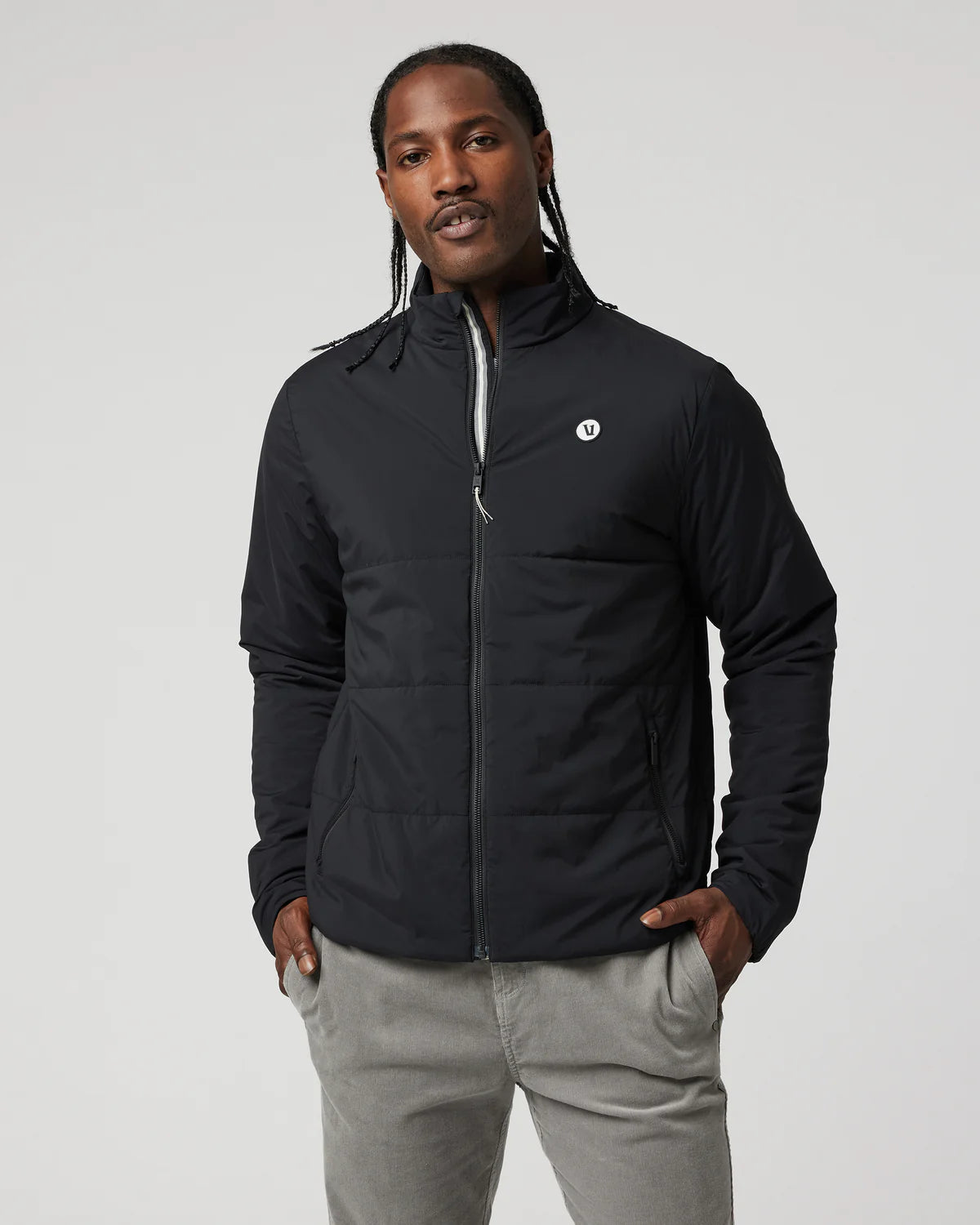 Echo Insulated Jacket 2.0 in Black Zippered Jacket Buttoned Jacket Snapped Jacket