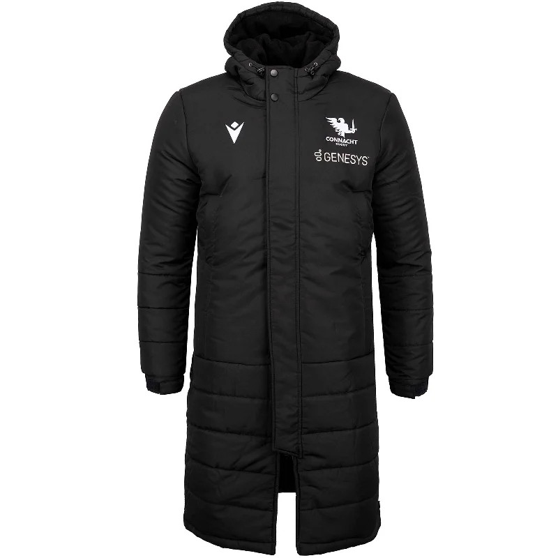 Macron Connacht 2023/24 Bench Padded Jacket Nylon Jacket Polyester Jacket Spandex Jacket Macron Connacht 2023/24 Bench Padded Jacket Nylon Jacket Polyester Jacket Spandex Jacket