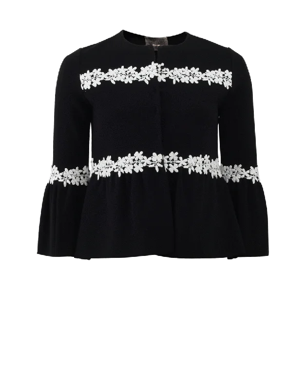 Daisy Macrame Cardigan Modern Contemporary chic