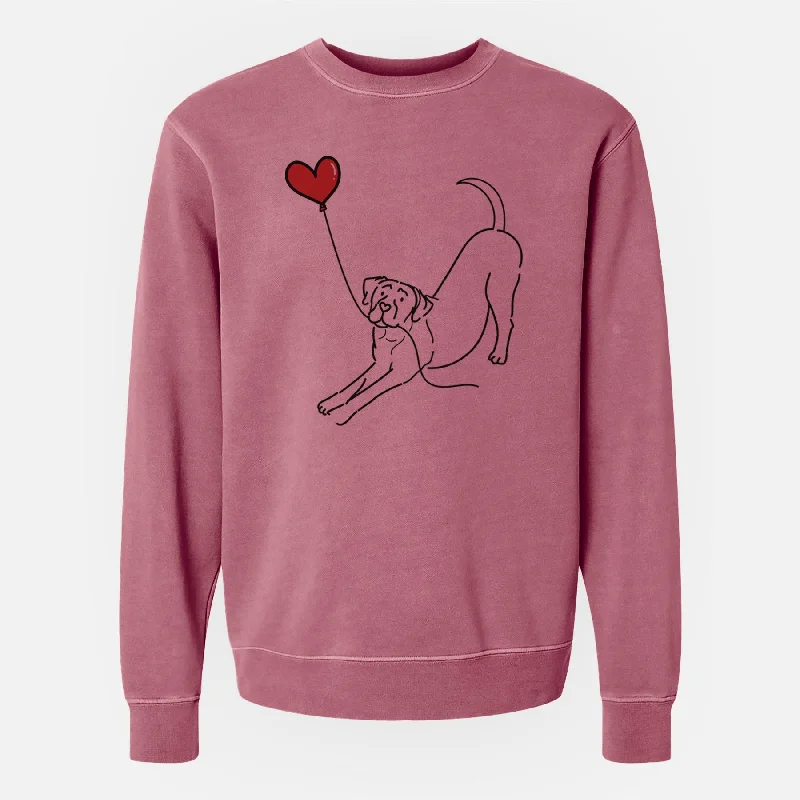 Cane Corso Heart String - Unisex Pigment Dyed Crew Sweatshirt Zip Hoodie Drawstring Kangaroo Pocket Cane Corso Heart String - Unisex Pigment Dyed Crew Sweatshirt Zip Hoodie Drawstring Kangaroo Pocket