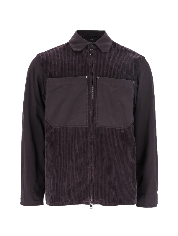 panelled corduroy jacket Wool Jacket Cashmere Jacket Tweed Jacket
