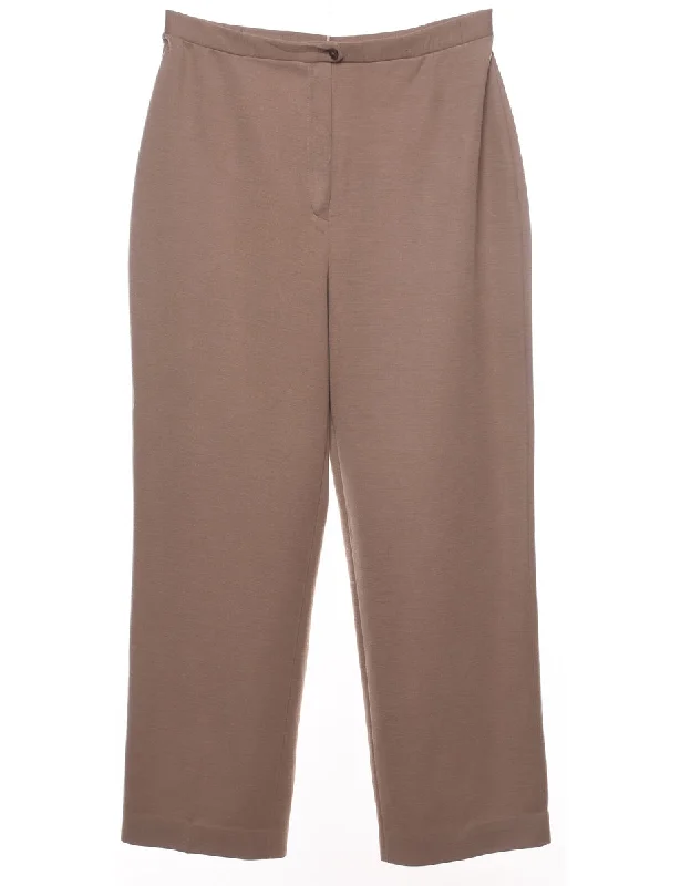 Light Brown Casual Trousers - W30 L29 Trousers Prom Sequined