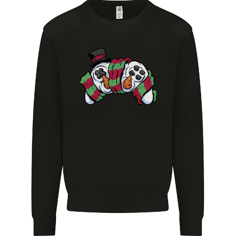 Christmas Snow Video Game Controller Joypad Xmas Mens Sweatshirt Jumper Hooded Sweatshirt Casual Wear Street Style Christmas Snow Video Game Controller Joypad Xmas Mens Sweatshirt Jumper Hooded Sweatshirt Casual Wear Street Style