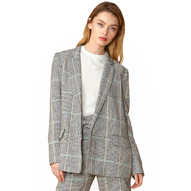 Women's Glen Plaid Blazer in Fall Glen Women's Elegant Suit