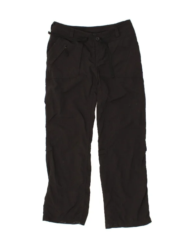 THE NORTH FACE Womens Straight Cargo Trousers US 8 Medium W34 L31 Black Trousers Satin Smooth THE NORTH FACE Womens Straight Cargo Trousers US 8 Medium W34 L31 Black Trousers Satin Smooth