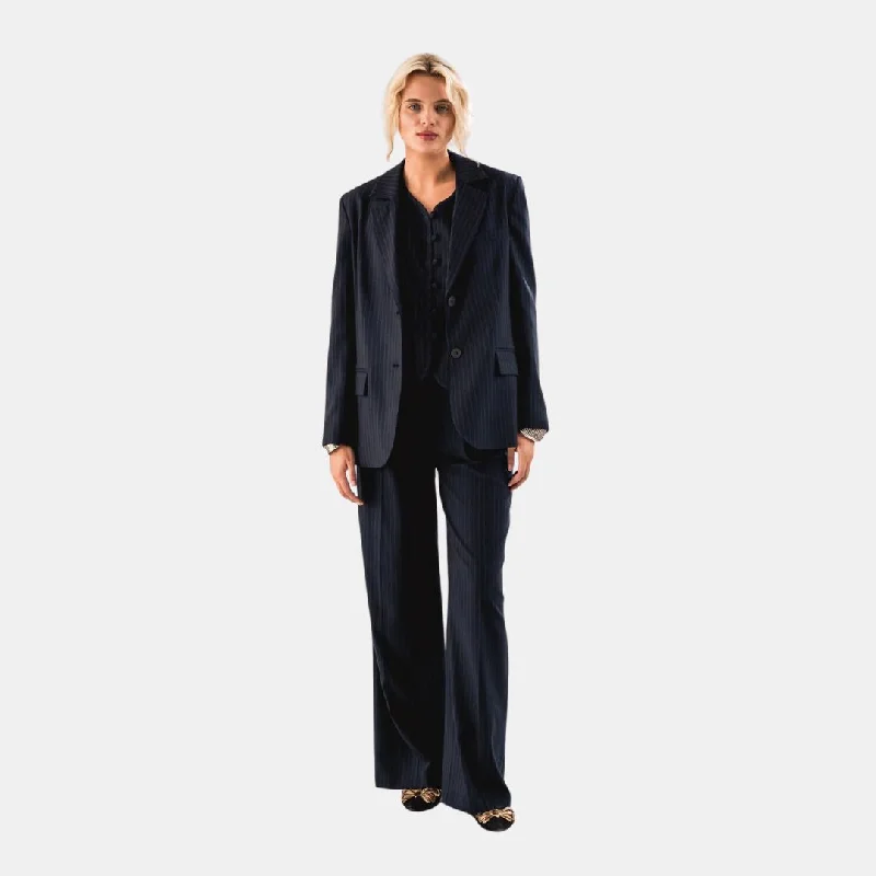 RyanLL Blazer (Dark Navy) Women's Elegant Jacket