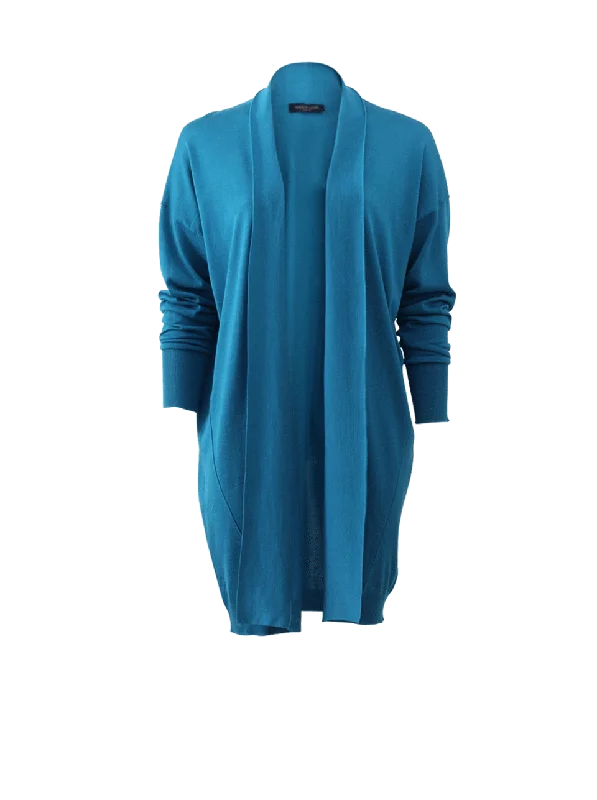Open Drape Cardigan Embroidered Appliqued Beaded