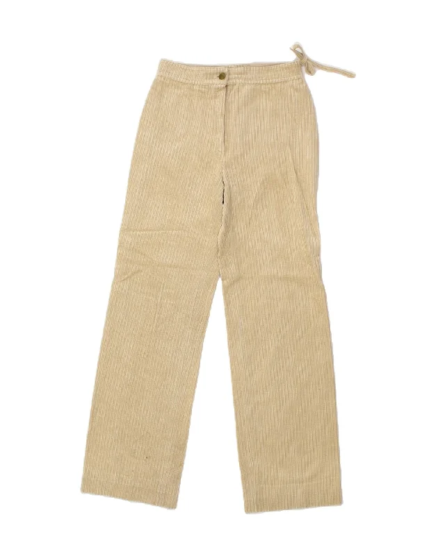 COLMAR Womens Bootcut Corduroy Trousers IT 44 Medium W24 L30 Beige Cotton Trousers Culottes Wide Leg COLMAR Womens Bootcut Corduroy Trousers IT 44 Medium W24 L30 Beige Cotton Trousers Culottes Wide Leg