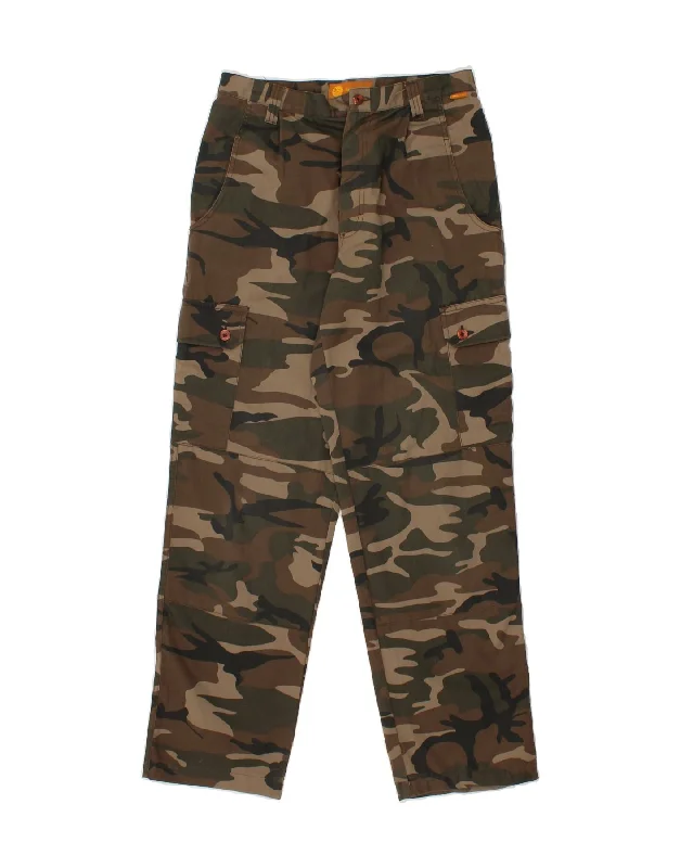 DECATHLON CREATION Womens Cargo Trousers EU 38 Medium W30 L30  Khaki Trousers Recommended Stylist
