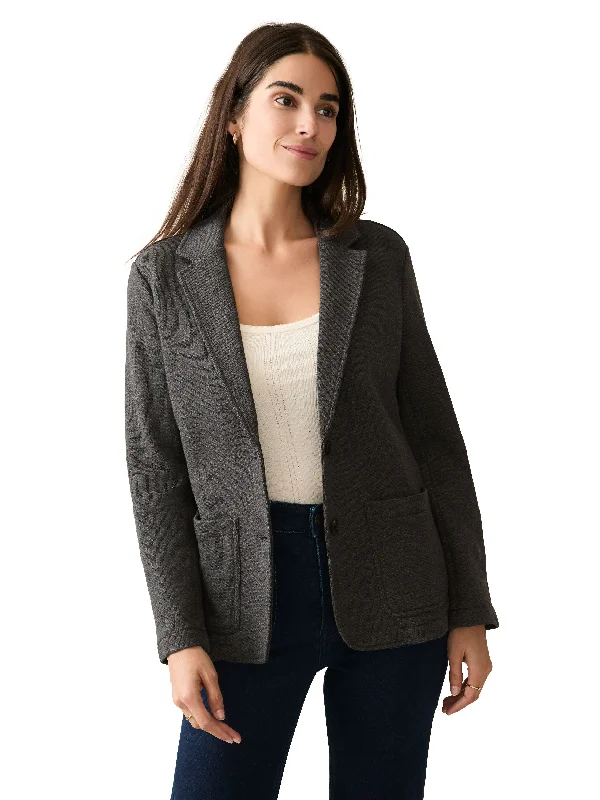 Faherty Inlet Knit Blazer Women's Elegant Suit