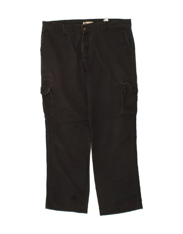 DICKIES Womens Relaxed Fit Cargo Trousers US 14 XL W36 L30 Black Cotton Trousers Spring Floral DICKIES Womens Relaxed Fit Cargo Trousers US 14 XL W36 L30 Black Cotton Trousers Spring Floral