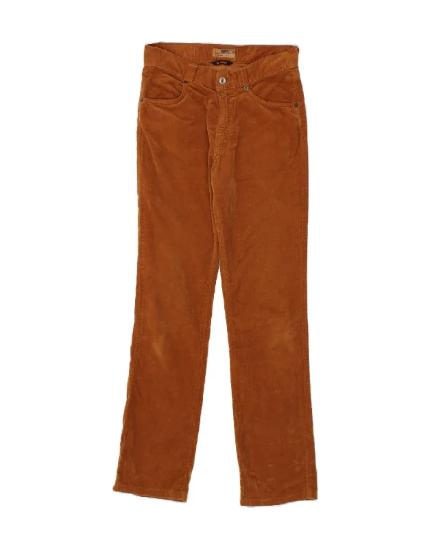 UNLIMITED Womens Straight Casual Trousers W27 L32 Brown Cotton Trousers Tapered Slim Fit UNLIMITED Womens Straight Casual Trousers W27 L32 Brown Cotton Trousers Tapered Slim Fit