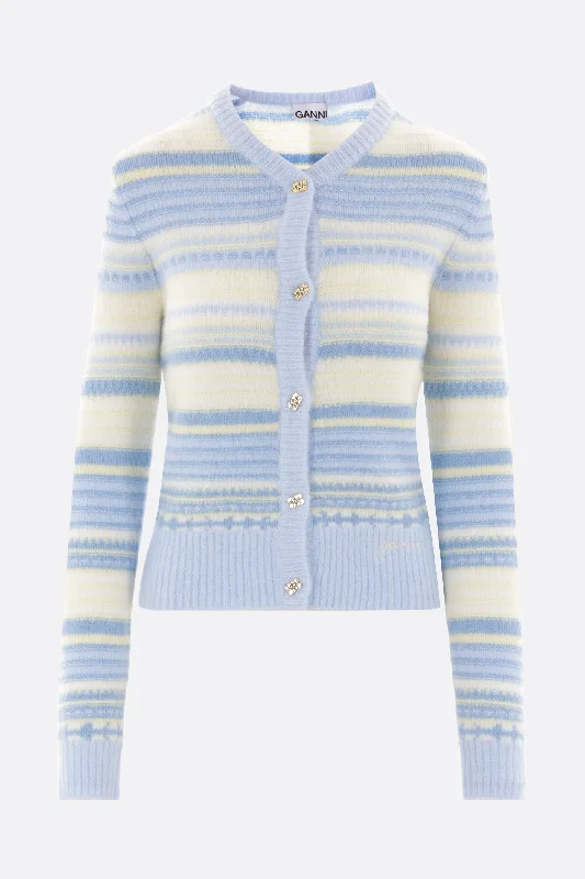 alpaca wool blend cardigan Nylon Fabric Polyester Fabric Spandex Fabric