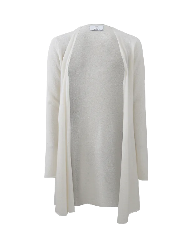 Open Drape Cardigan Collared Crew Neck Turtle Neck