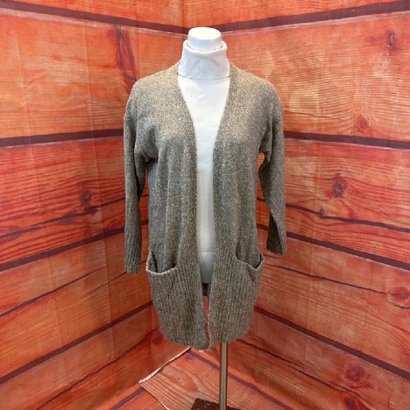 NWT SIENNA SKY BEIGE CARDIGAN SIZE MEDIUM TCC Elasticated Padded Insulated