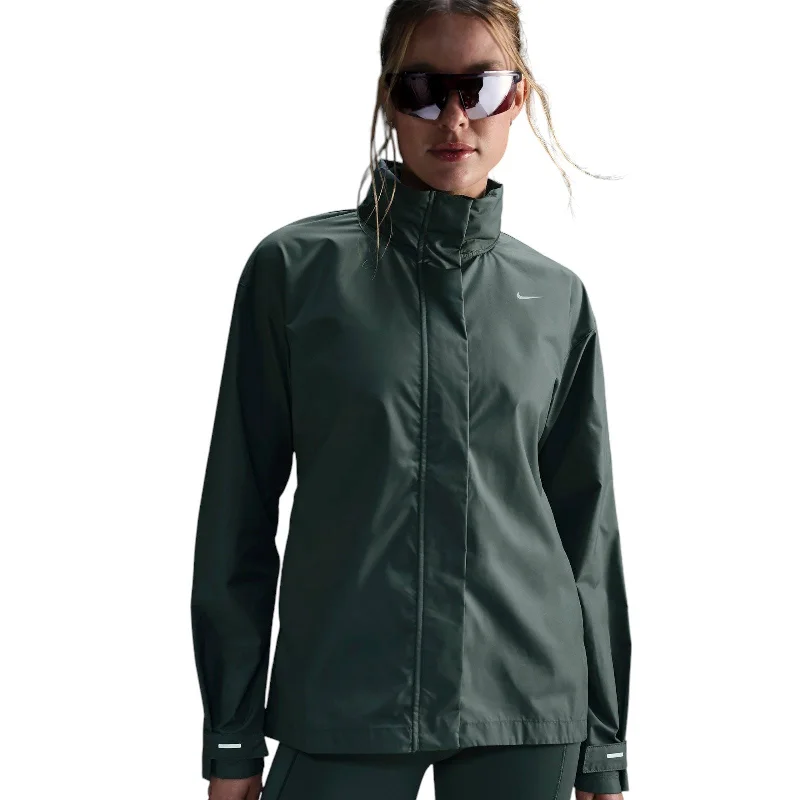 Nike Fast Repel Womens Running Jacket Front Pockets Side Pockets Patch Pockets