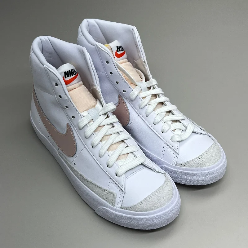 NIKE Blazer Mid '77 Retro Sneakers SZ Womens 11.5 Mens 10 White/Pink CZ1055 118 Winter Women's Blazer NIKE Blazer Mid '77 Retro Sneakers SZ Womens 11.5 Mens 10 White/Pink CZ1055 118 Winter Women's Blazer