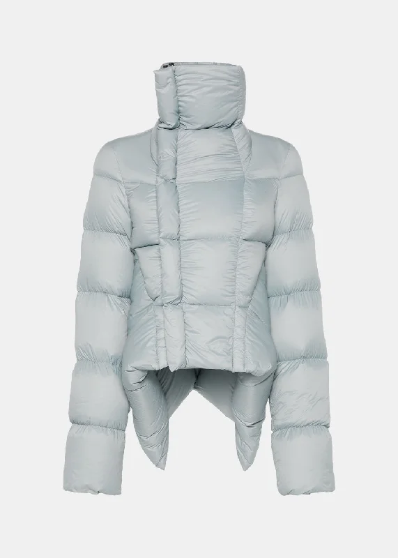 Pale Blue Naska Down Jacket Fitted Jacket Loose Jacket Oversized Jacket