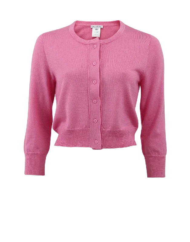 Cropped Cardigan Cardigan Knitwear Sweater