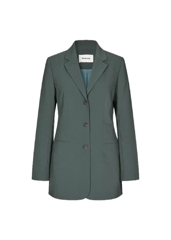 GaleMD slim blazer - Harbor Green Cotton Blend Blazer