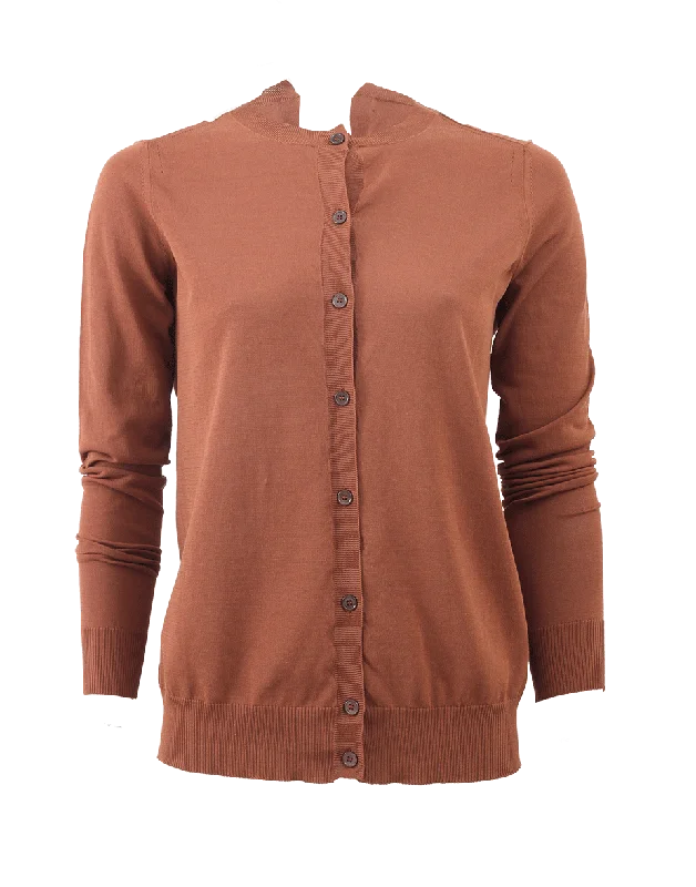 Open Back Cardigan Zippered Front Buttoned Front Snap Front