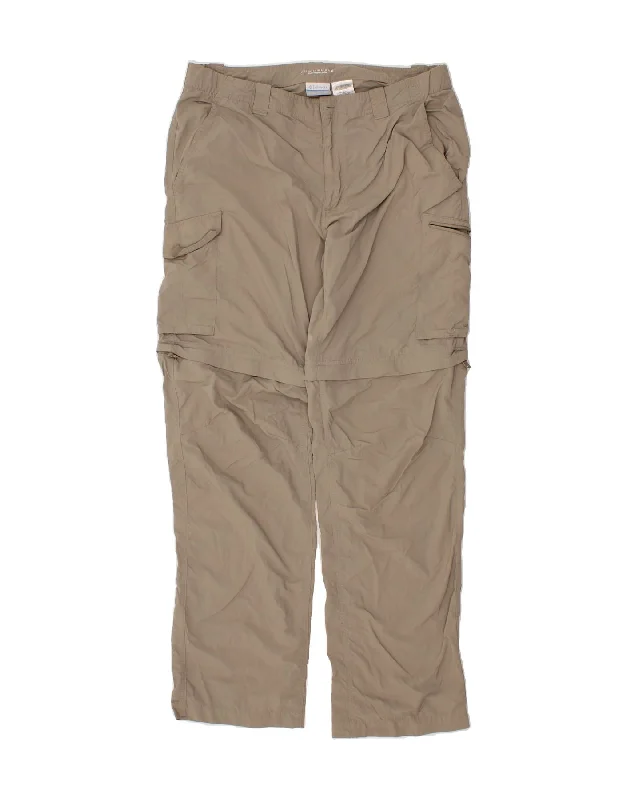 COLUMBIA Womens Omni-Shade Straight Cargo Trousers W36 L34 Beige Trousers Cargo Utility COLUMBIA Womens Omni-Shade Straight Cargo Trousers W36 L34 Beige Trousers Cargo Utility