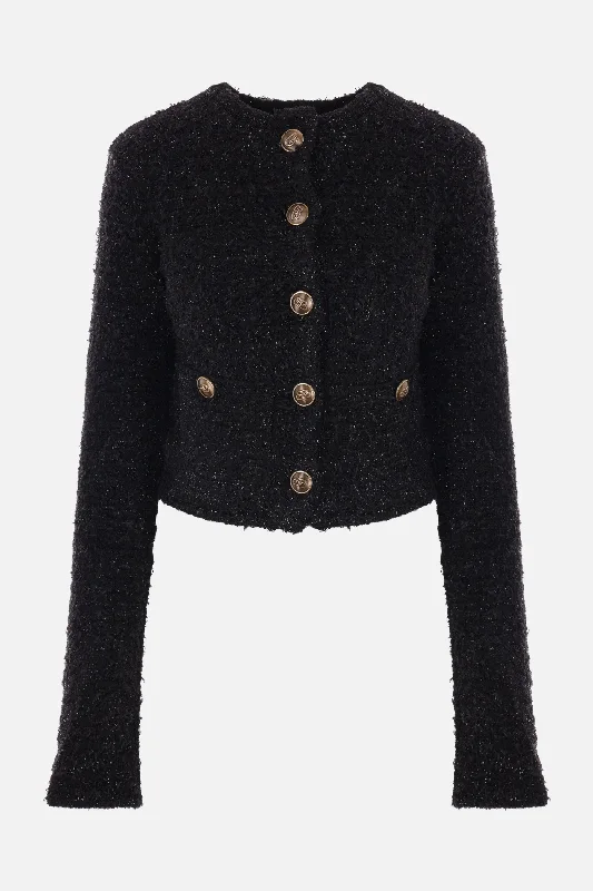 tweed cropped cardigan Wool Cardigan Cotton Cardigan Cashmere Cardigan