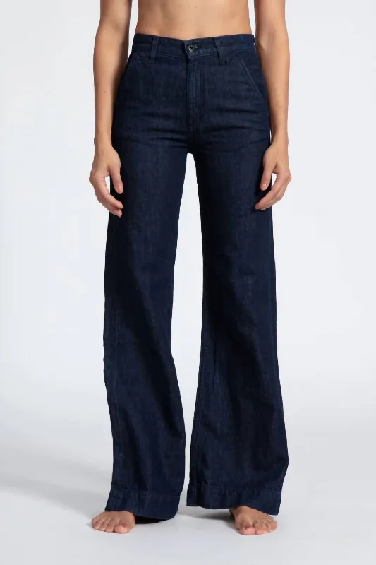 Denim Trouser Jean In Indigo Trousers Chinos Classic