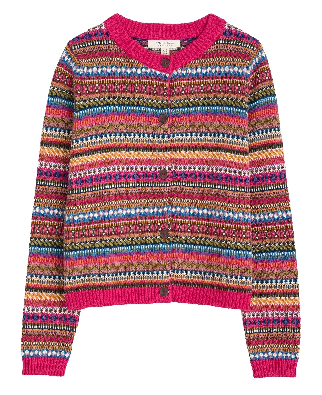 Cove Cottage Cardigan - Seed Pod Oregano Multi Bright Pastel Dark