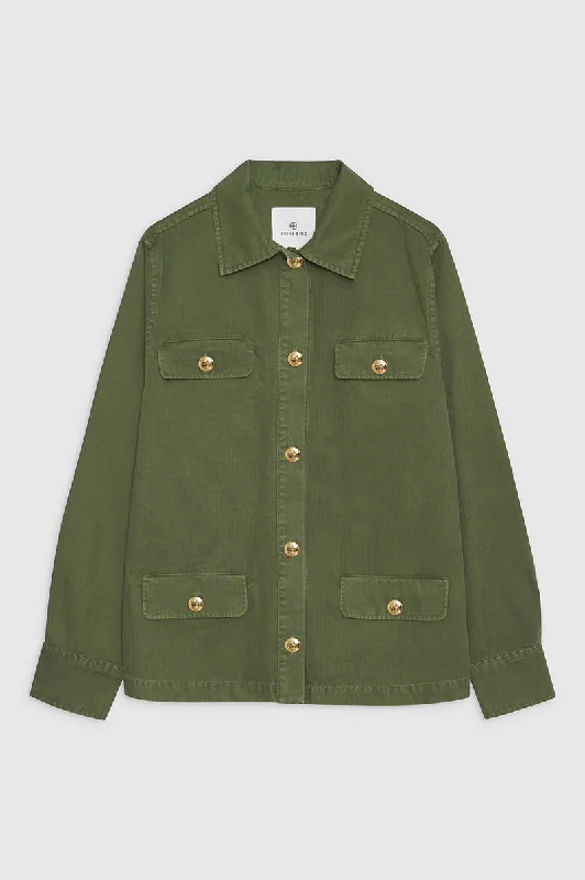 COREY JACKET - ARMY GREEN Fleece Jacket Down Jacket Parka
