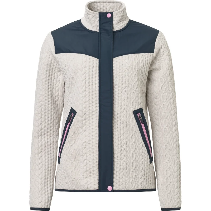 Abacus Sports Wear: Women's Midlayer Jacket - Adare Notch Collar Peter Pan Collar Cowl Neck Abacus Sports Wear: Women's Midlayer Jacket - Adare Notch Collar Peter Pan Collar Cowl Neck