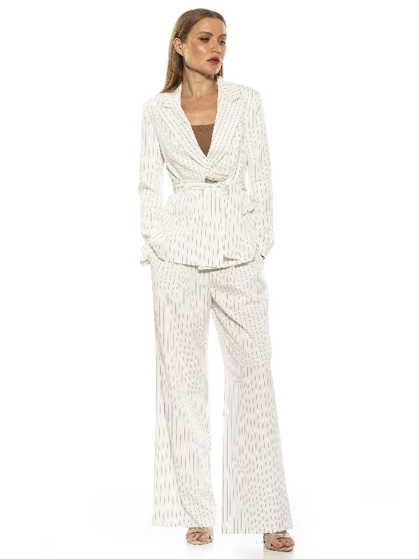 Olya Stripe Blazer Women's Travel Jacket