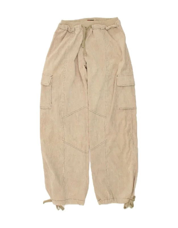 SIX Womens Straight Cargo Trousers Large W32 L32 Beige Cotton Trousers Favorite Customer SIX Womens Straight Cargo Trousers Large W32 L32 Beige Cotton Trousers Favorite Customer
