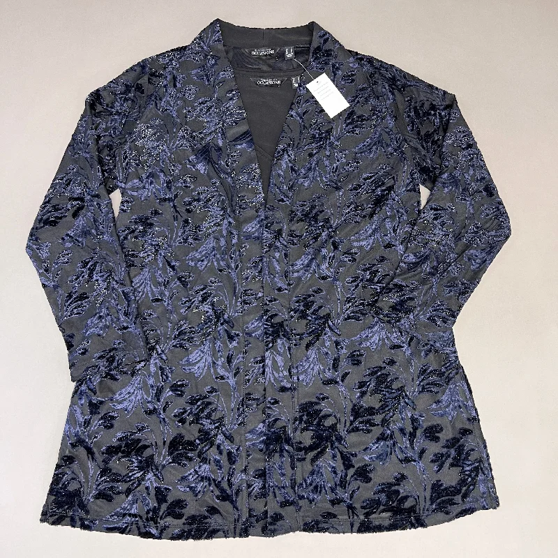 SUSAN GRAVER Knit Cardigan & Tank Set Women's Sz S Navy A384258BY3625 (New) Real Fur Shearling Chenille SUSAN GRAVER Knit Cardigan & Tank Set Women's Sz S Navy A384258BY3625 (New) Real Fur Shearling Chenille