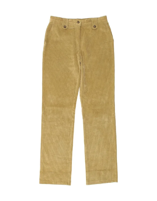 BAILO Womens Straight Corduroy Trousers IT 44 Medium W30 L33 Beige Cotton Trousers cozy comfortable BAILO Womens Straight Corduroy Trousers IT 44 Medium W30 L33 Beige Cotton Trousers cozy comfortable