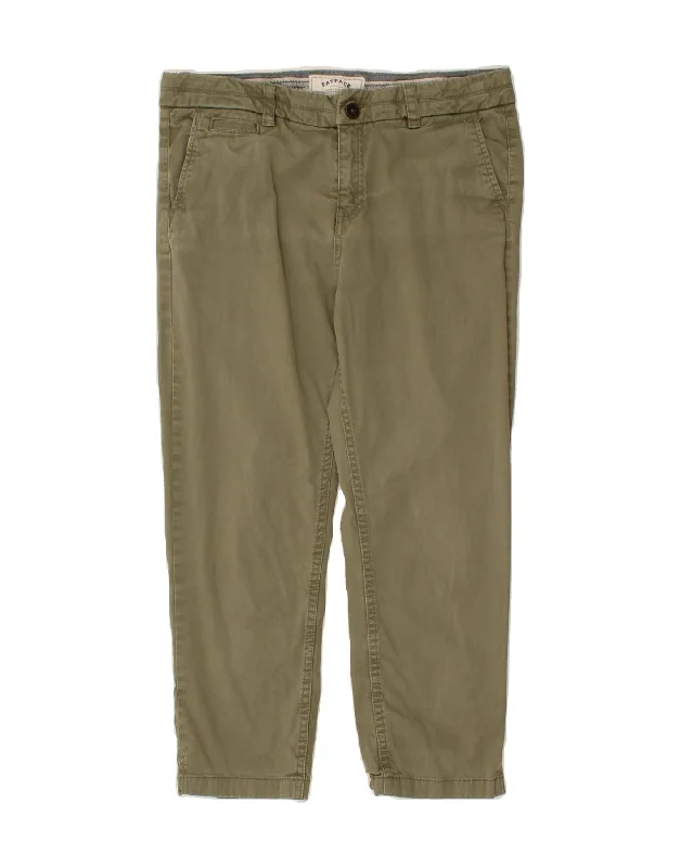 FAT FACE Womens Slim Chino Trousers UK 12 Medium W30 L23 Khaki Cotton Trousers Bridal Satin FAT FACE Womens Slim Chino Trousers UK 12 Medium W30 L23 Khaki Cotton Trousers Bridal Satin