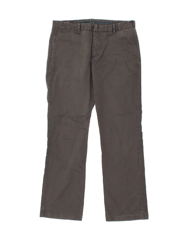 JULES Womens Fitted Straight Chino Trousers EU 42 Large W34 L30 Grey Trousers Modern Contemporary JULES Womens Fitted Straight Chino Trousers EU 42 Large W34 L30 Grey Trousers Modern Contemporary
