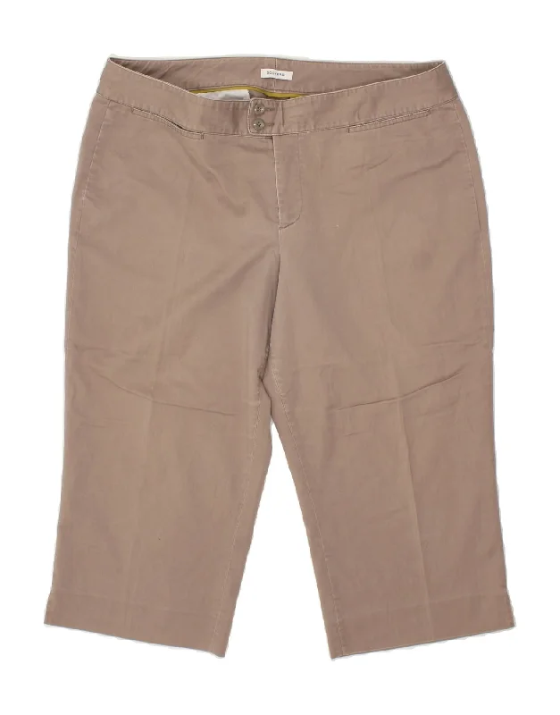 DOCKERS Womens Casual Trousers US 16 XL W38 L20 Beige Cotton Trousers Fleece Cozy