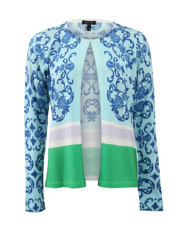Seltam Cardigan Fitted Slim Tailored
